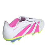 adidas Predator Firm Ground Football Boots – White/Pink – view 5