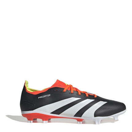 adidas Mens Predator Firm Ground Football Boots – Black/White