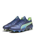 Puma Womens King Firm Ground Football Boots – Blue/Green – view 7