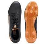 Puma King Firm Ground Football Boots – Black-Heat – view 3