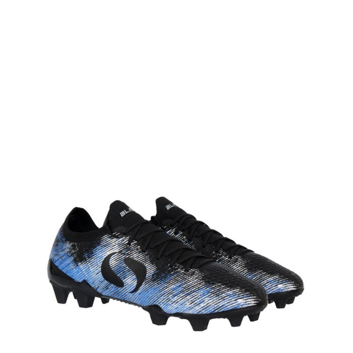 Sondico Blaze Firm Ground Football Boots – Black/Blue – view 4