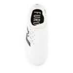 New Balance Furon V7+ Dispatch Junior Firm Ground Football Boots – White/Black – view 3