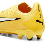 Puma Ultra Firm Ground Football Boots – Yellow/White - Image 5