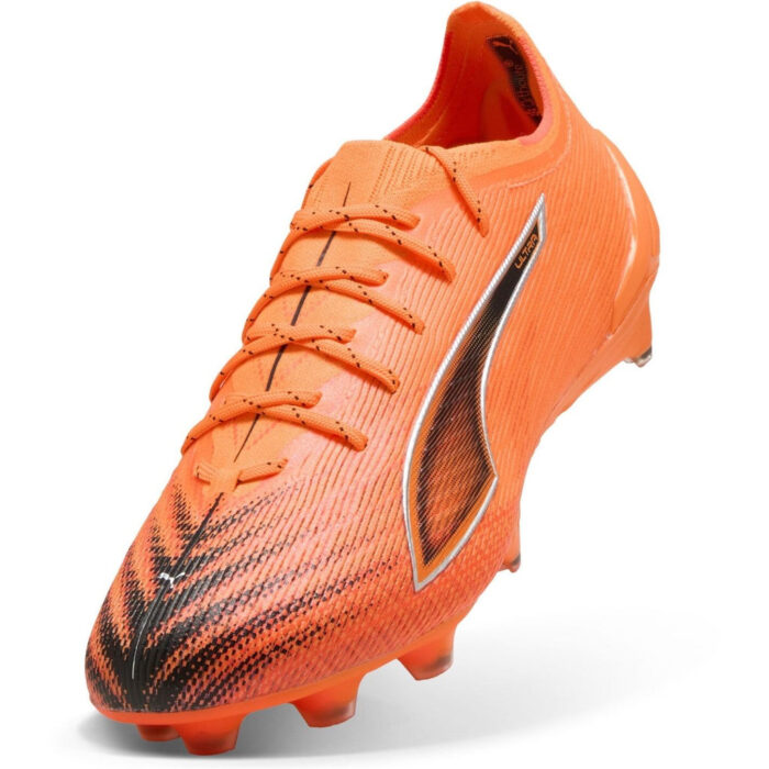 Puma Womens Ultra 6 Firm Ground Football Boots – Orange/Black – view 6