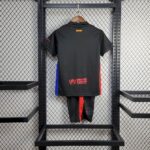 Kids Barcelona 2024/25 Travis Scott Edition Away Kit 1