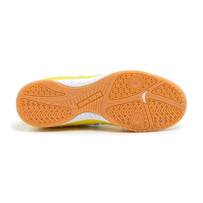 Kelme Precision Low Top Indoor Football Boots – Yellow/Blue – view 5