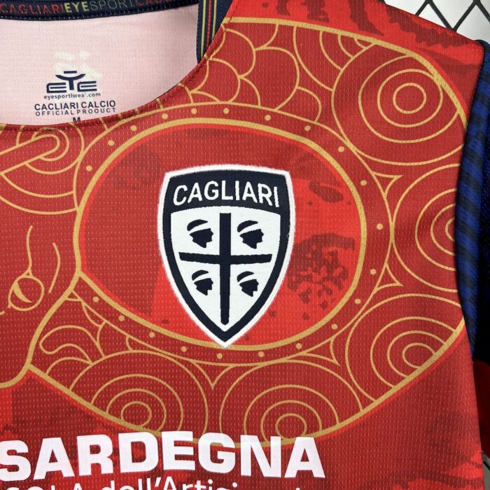 Mens Cagliari Calcio 2024/25 Year of the Snake Limited Edition Jersey 8