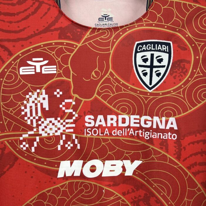 Mens Cagliari Calcio 2024/25 Year of the Snake Limited Edition Jersey 7