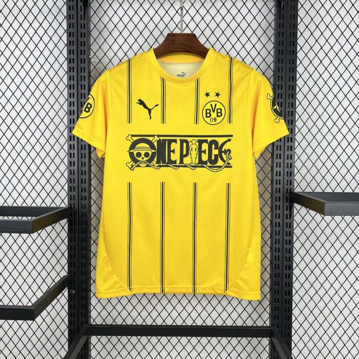 Mens Borussia Dortmund 2025/26 ONE PIECE Collaboration Edition Jersey 4