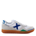 Munich Gresca Indoor Football Boots – White/Blue