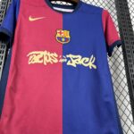 Mens Barcelona 2024/25 Travis Scott Edition Home Jersey 6
