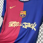 Mens Barcelona 2024/25 Travis Scott Edition Home Jersey 5