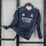 Mens Real Madrid 2025/26 Away Long Sleeve Jersey