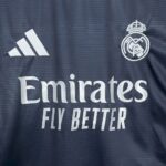 Mens Real Madrid 2025/26 Away Long Sleeve Jersey 4