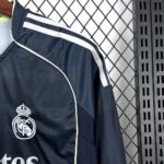 Mens Real Madrid 2025/26 Away Long Sleeve Jersey 3
