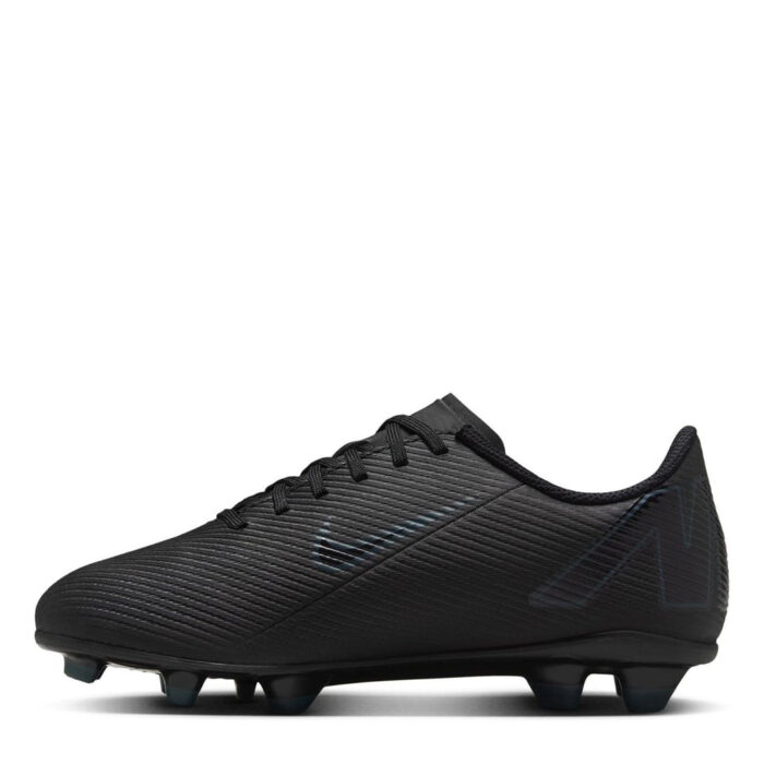 Nike Mercurial Vapor 16 Junior Firm Ground Football Boots – Black/Green – view 2