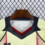 Mens Barcelona 2025/26 yellow pink Jersey (With Champions League) 4