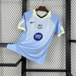 Mens Barcelona 2025/26 blue Jersey (With Champions League)