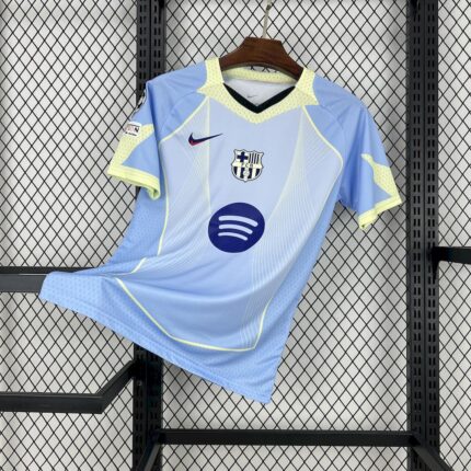 Mens Barcelona 2025/26 blue Jersey (With Champions League)
