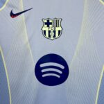 Mens Barcelona 2025/26 blue Jersey (With Champions League) 3