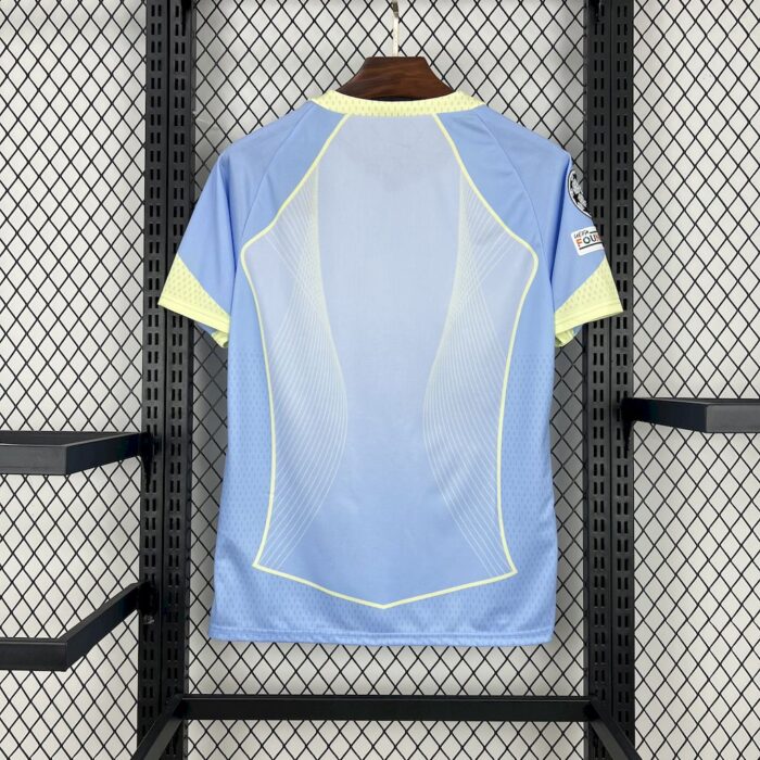 Mens Barcelona 2025/26 blue Jersey (With Champions League) 1