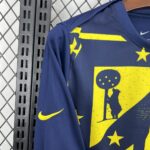Mens Atletico Madrid 2025/26 Pre-Match Long Sleeve Jersey 2
