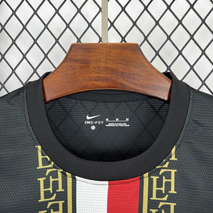 Mens Paris Saint-Germain 2025/26 Black and Gold EditionJersey 7