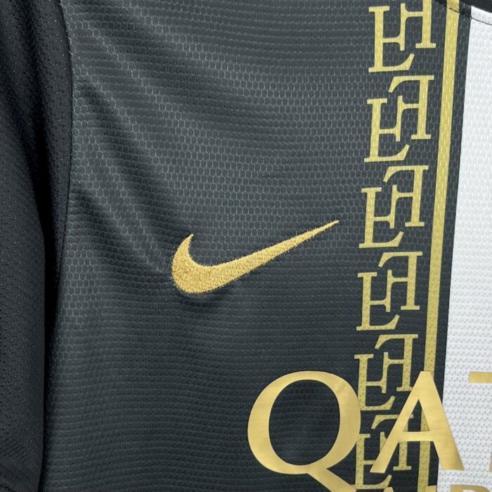 Mens Paris Saint-Germain 2025/26 Black and Gold EditionJersey 6