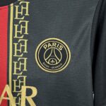 Mens Paris Saint-Germain 2025/26 Black and Gold EditionJersey 5