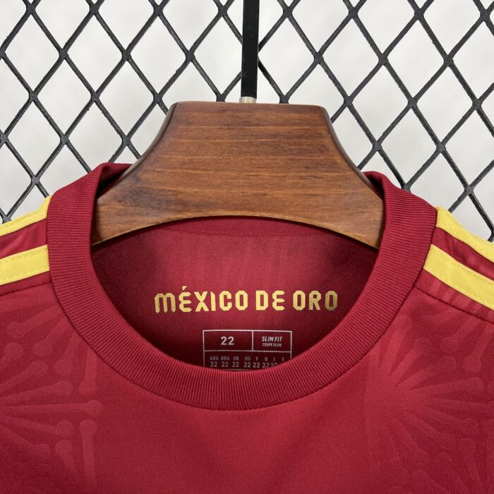 Kids Mexico 2025/26 Gold- Red Kit 8