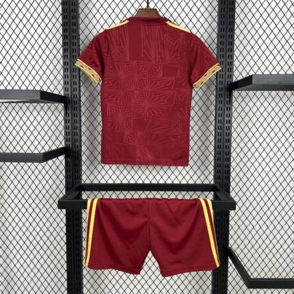 Kids Mexico 2025/26 Gold- Red Kit 1