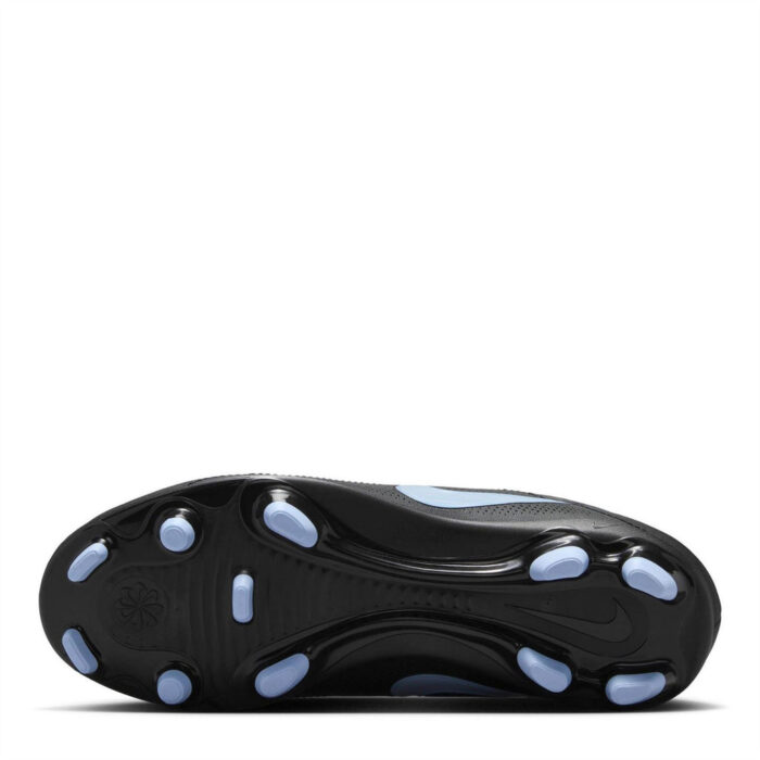 Nike Junior Firm Ground Football Boots – Black/Blue – view 3