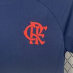 Womens Flamengo 2025/26 Pre-Match Wear Dark Blue Jersey 3