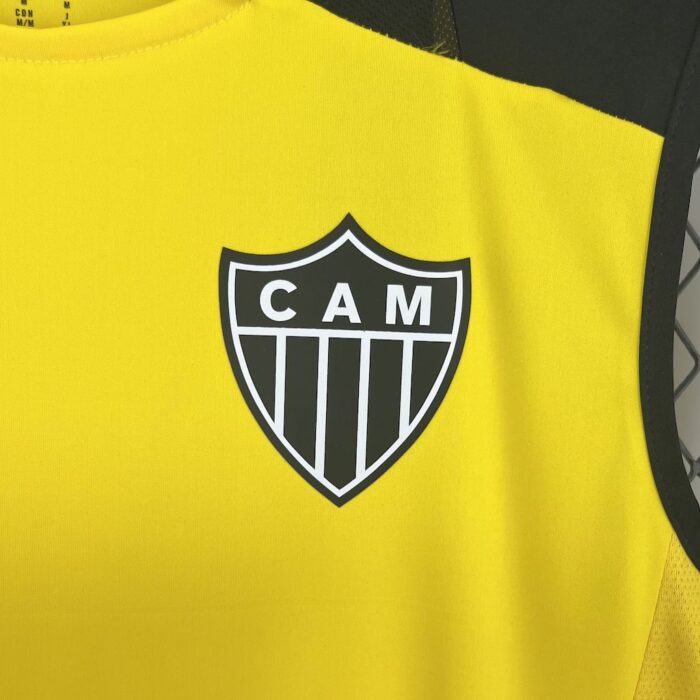 Mens Atlético Mineiro 2025/26 Pre-Match Yellow Vests 3