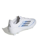 adidas Messi F50 Firm Ground Football Boots – White/Silver – view 4