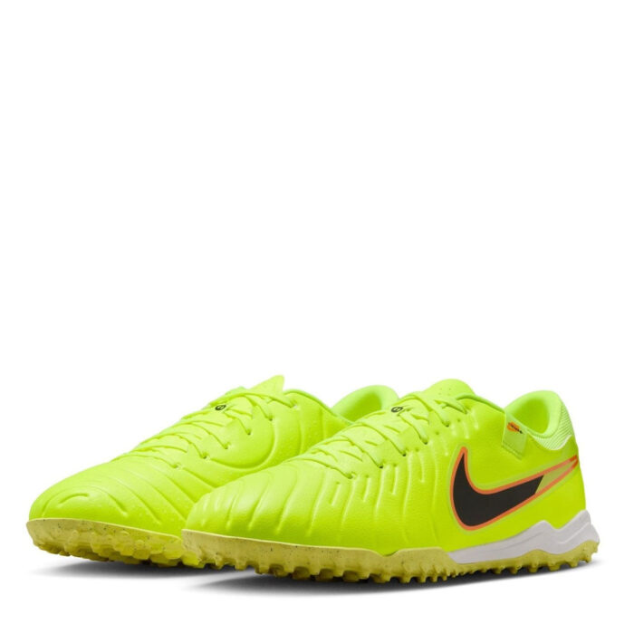 Nike Tiempo Legend 10 Turf Football Boots – Volt/Black - Image 4