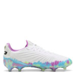 Puma Womens King Firm Ground Football Boots – White/Purple – view 4
