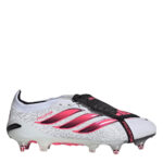 adidas Predator Soft Ground Football Boots – White/Coral