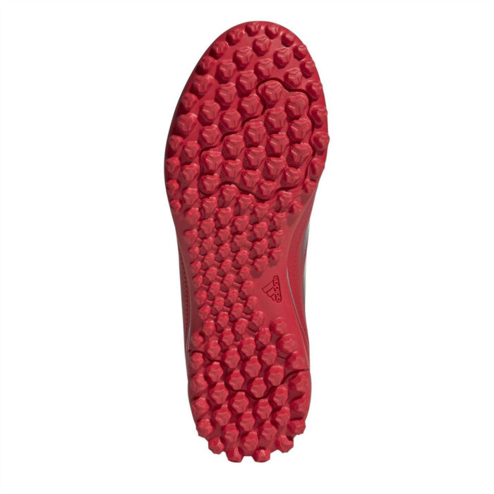 adidas Goletto Junior Turf Football Boots – Red/Silver - Image 6