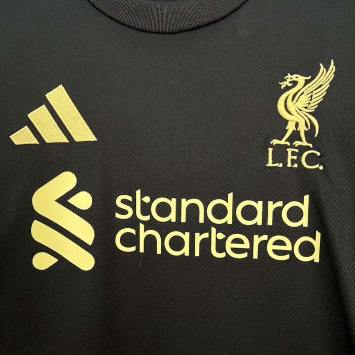 Mens Liverpool 2025/26 Black Gold Edition Jersey 4