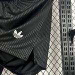 Mens Germany 2025/26 125th Anniversary Black Shorts 2