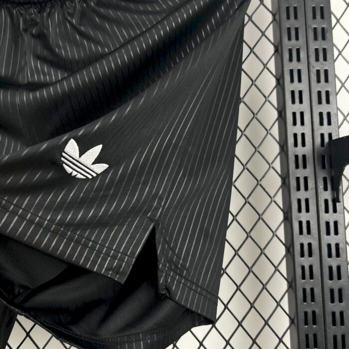 Mens Germany 2025/26 125th Anniversary Black Shorts 2
