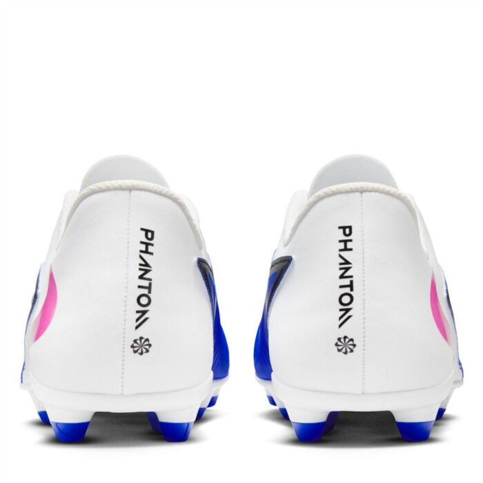 Nike Phantom 6 Low Firm Ground Football Boots – Blue/Wht/Pink - Image 5
