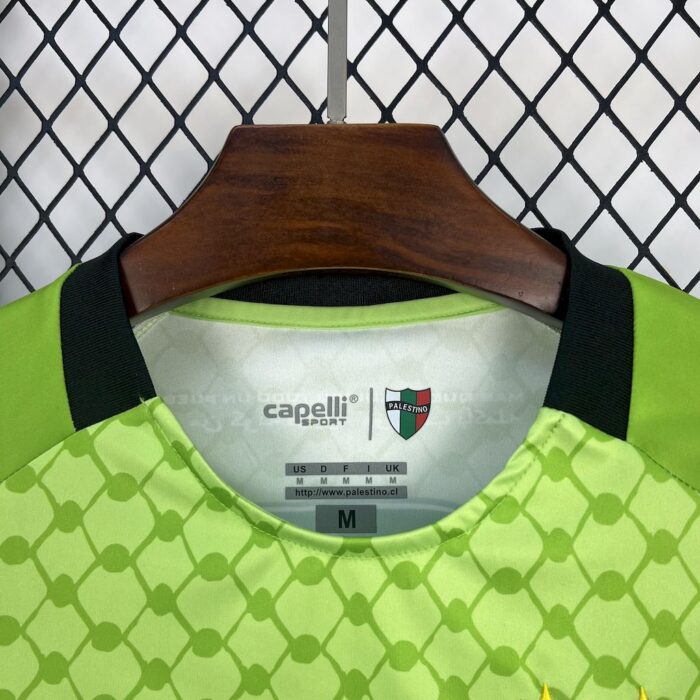 Mens CD Palestino 2025/26 Light Green Jersey 10