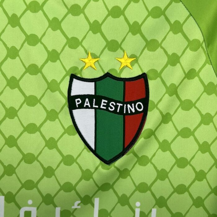 Mens CD Palestino 2025/26 Light Green Jersey 7