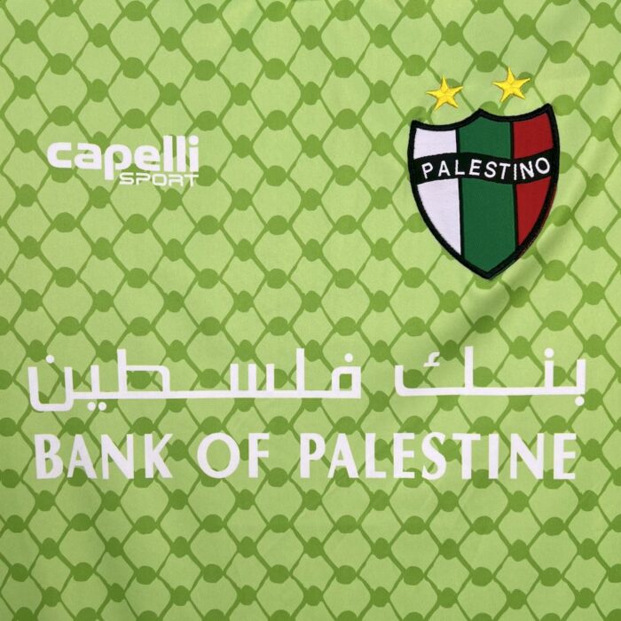 Mens CD Palestino 2025/26 Light Green Jersey 6