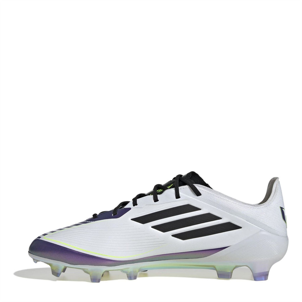 adidas F50 Firm Ground Football Boots – White/Purple – view 2
