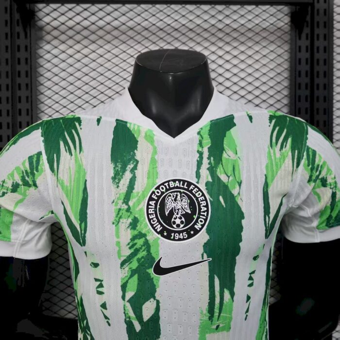Mens Nigeria 25/26 White and Green Jersey Player Version 5
