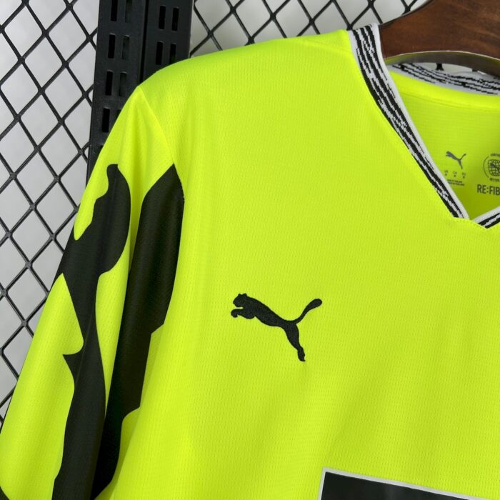 Mens Borussia Dortmund 2025/26 Long Sleeve Jersey 4