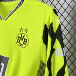 Mens Borussia Dortmund 2025/26 Long Sleeve Jersey 3